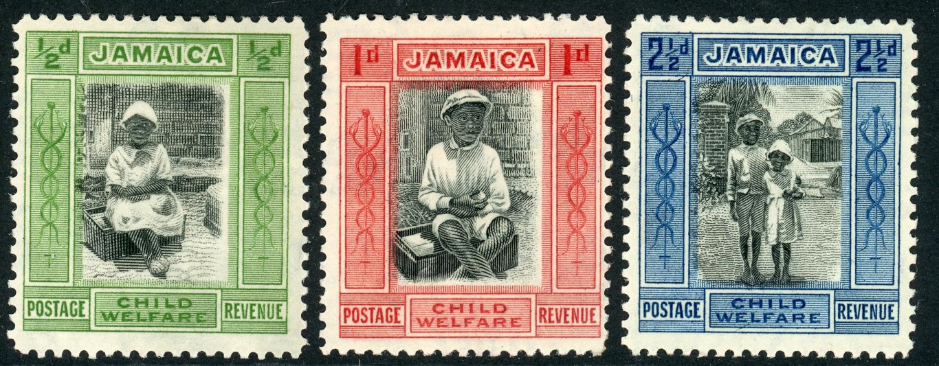 Jamaica 1923 SG.107-107c M/M