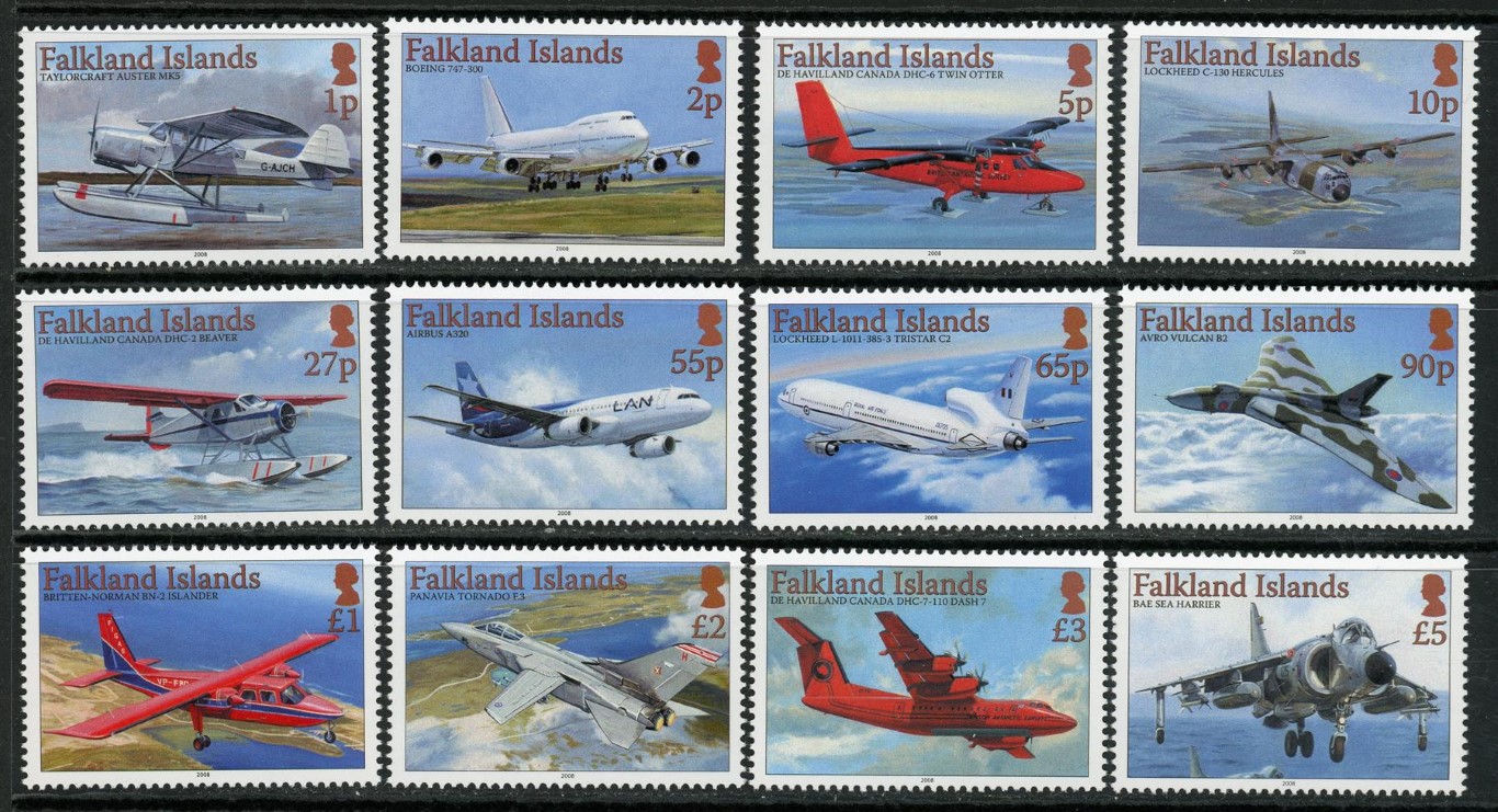 Falkland Islands 2008 SG.1096-1107 U/M