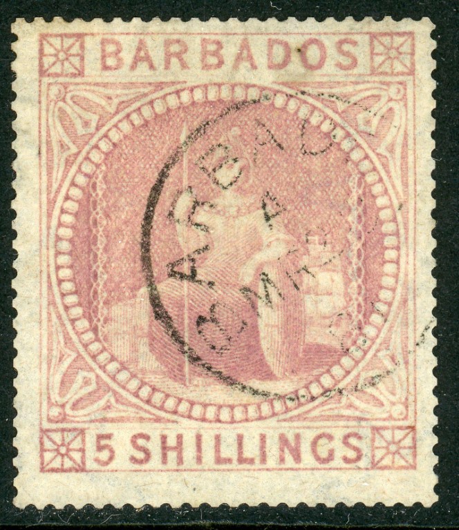 Barbados 1873 SG.64 F/U