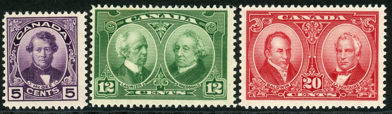 Canada 1928 SG.271-273 M/M