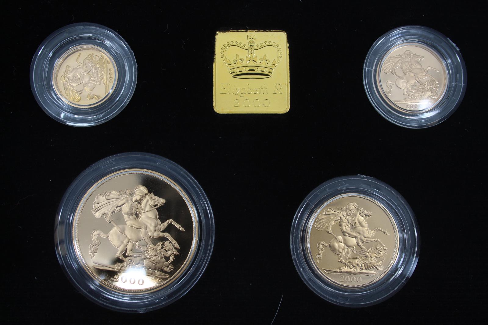 2000 UK Proof Sovereign Four Coin Collection