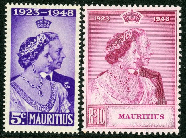 Mauritius 1948 SG.270-271 M/M