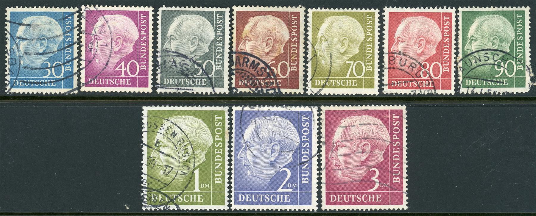 Germany / West 1954-60 SG.1103-1122 F/U