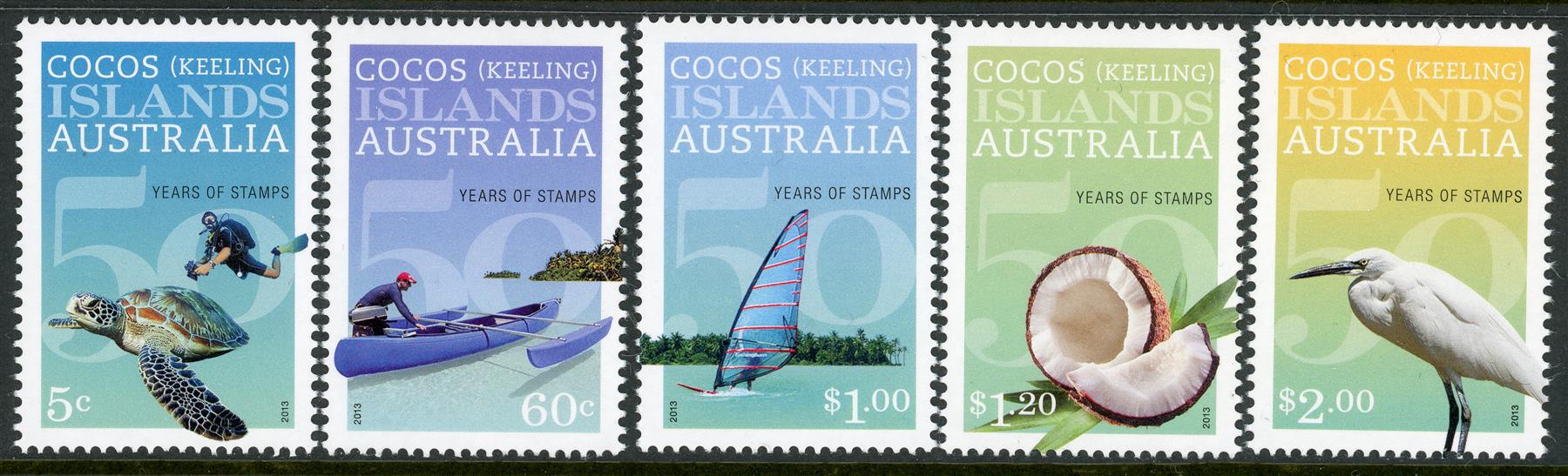 Cocos (Keeling) Islands 2013 SG.479-483 U/M