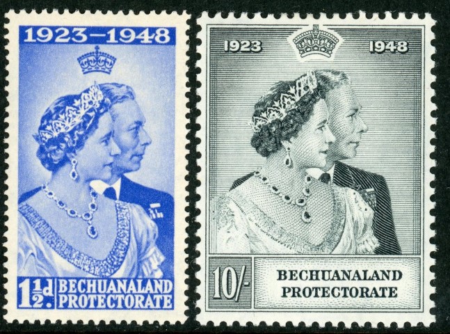 Bechuanaland Protectorate 1948 SG.136-137 M/M