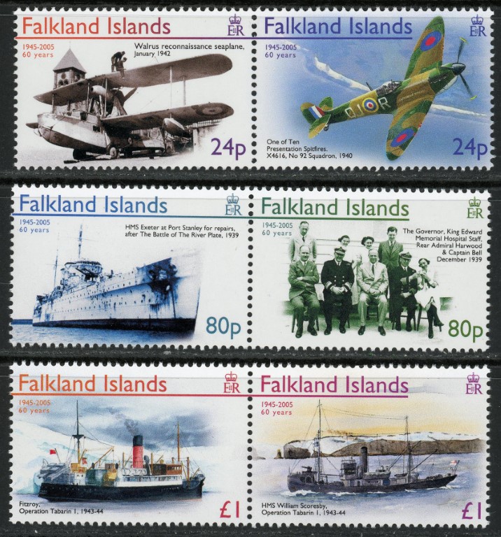 Falkland Islands 2005 SG.1015-1020 U/M