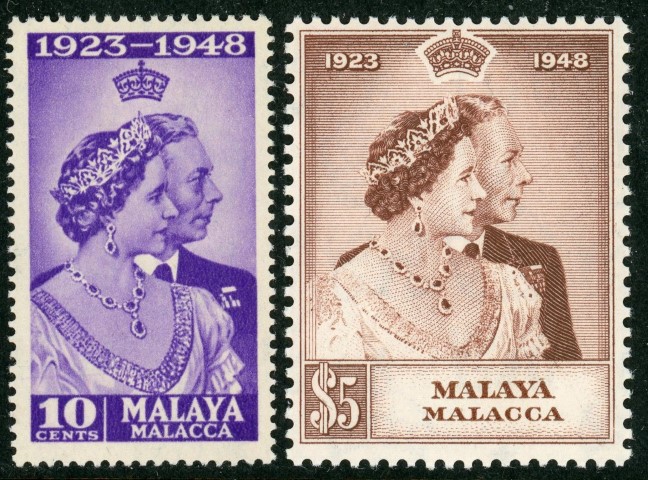 Malaysian States / Malacca 1948 SG.1-2 M/M