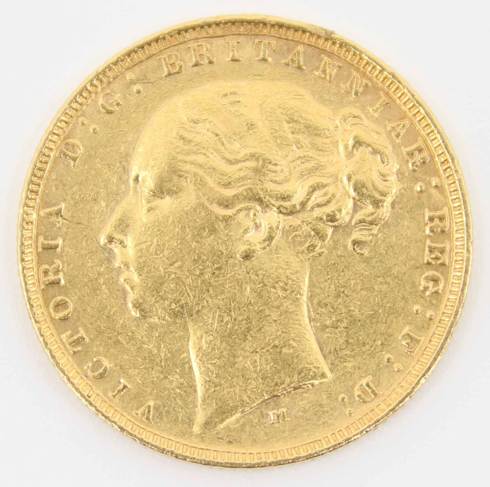 1882m Victoria  Sovereign Young Head Victoria / St. George Dragon (Melbourne)