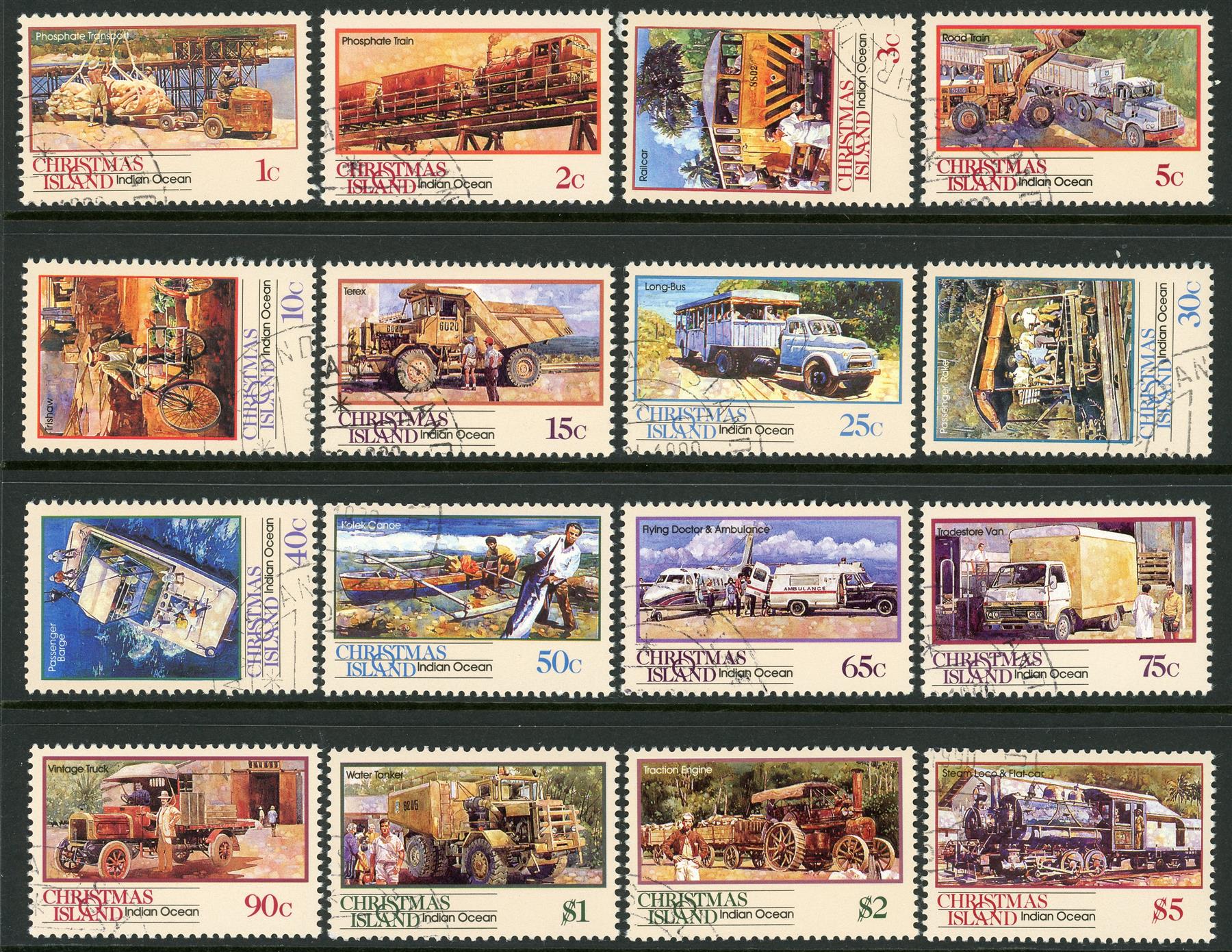 Christmas Island 1990 SG.287-302 F/U