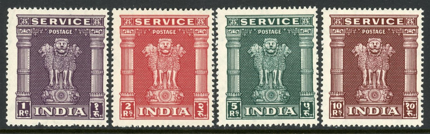 India / Official 1950-51 SG.O151-O164 U/M