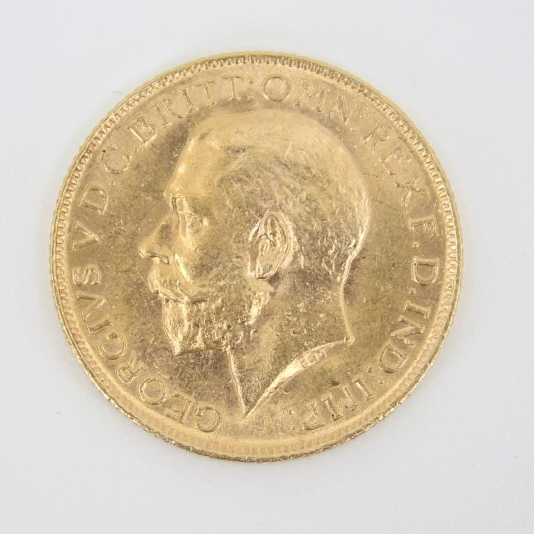 1911 George V Sovereign St. George Dragon