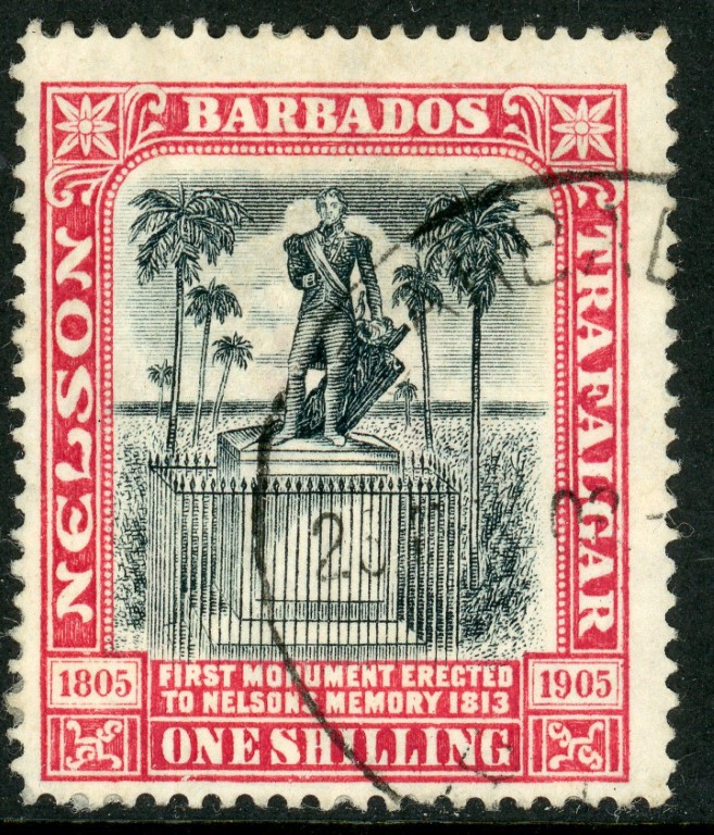 Barbados 1906 SG.151 F/U (2)