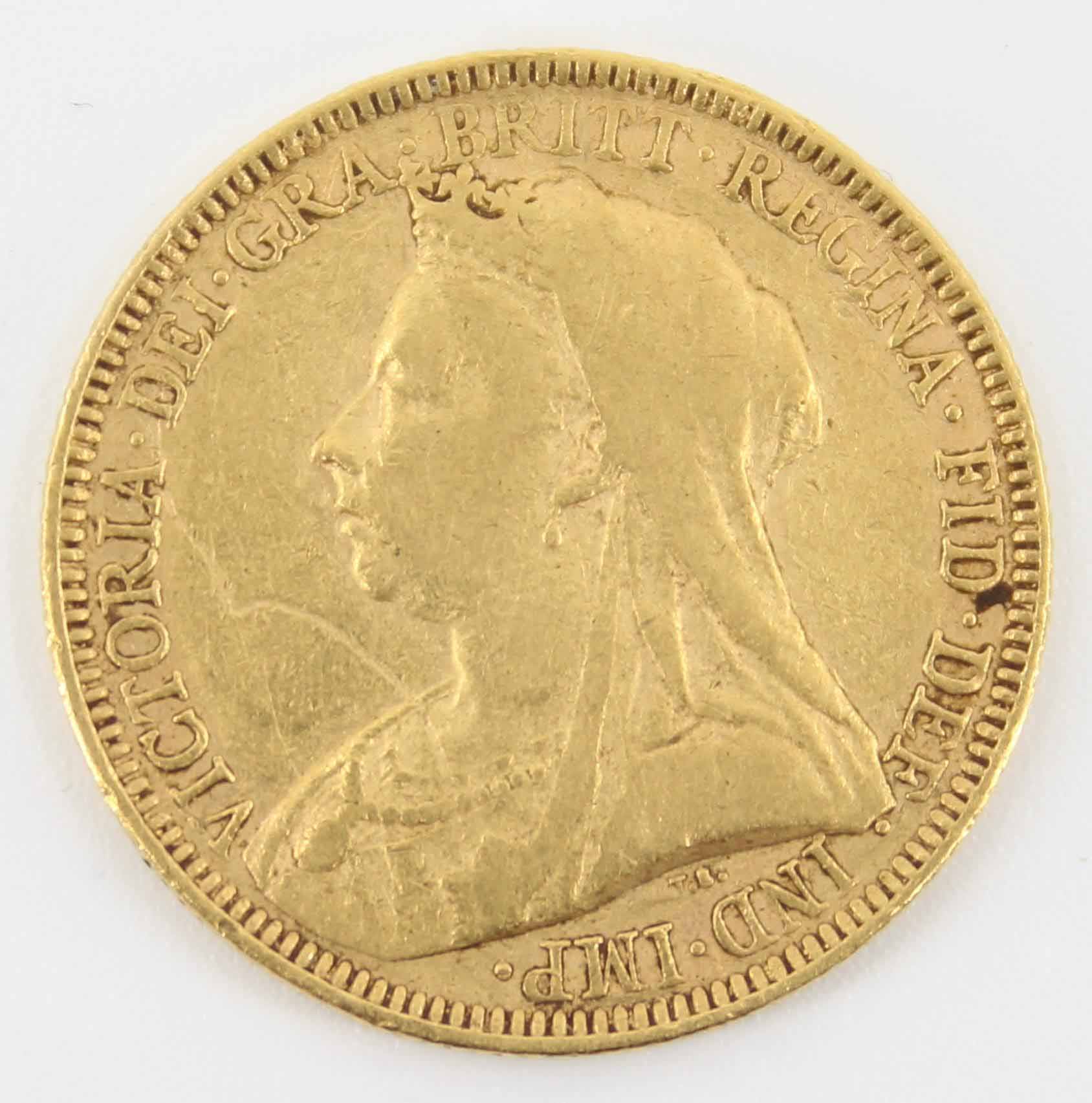 1893s Queen Victoria Sovereign Jubilee Head / St. George Reverse Sydney Mint