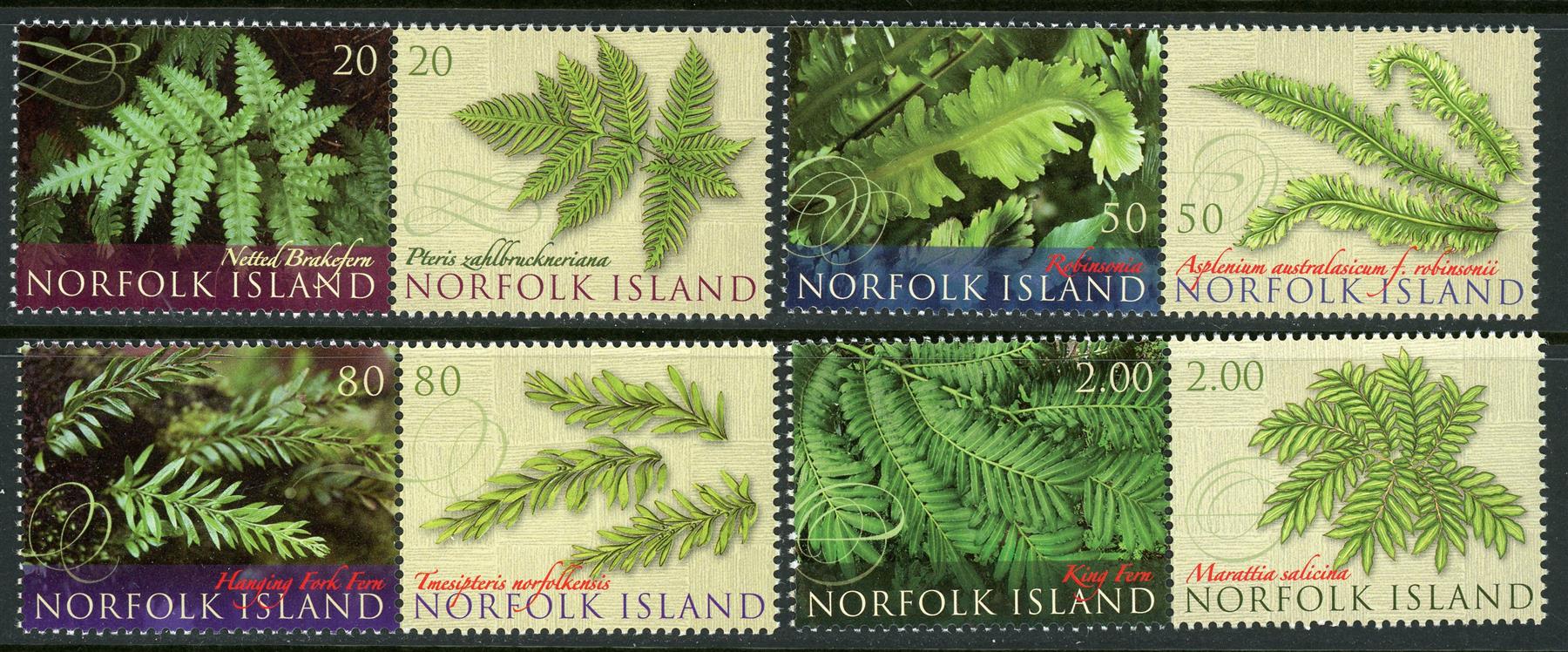 Norfolk Island 2008 SG.1028-1035 U/M