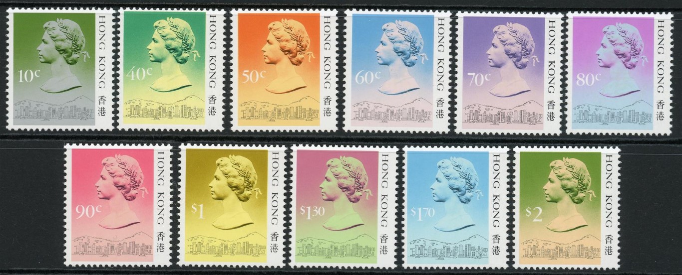 Hong Kong 1987-88 SG.538A-552A U/M