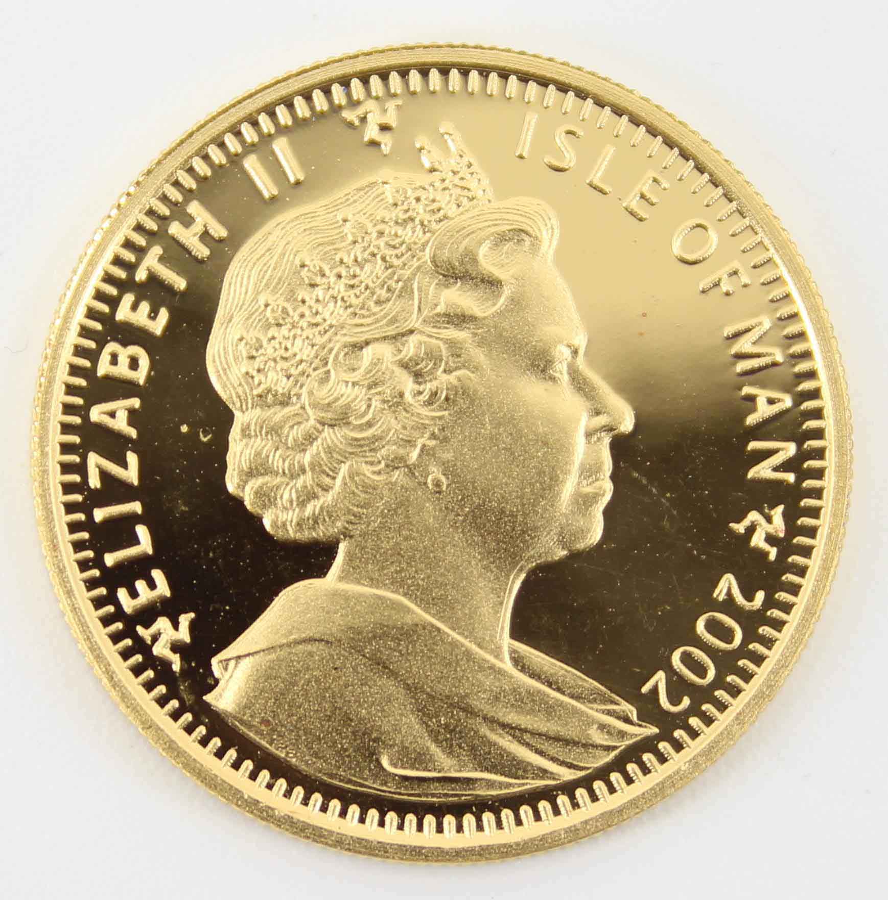 2002 Queen Elizabeth II Sovereign Isle of Man