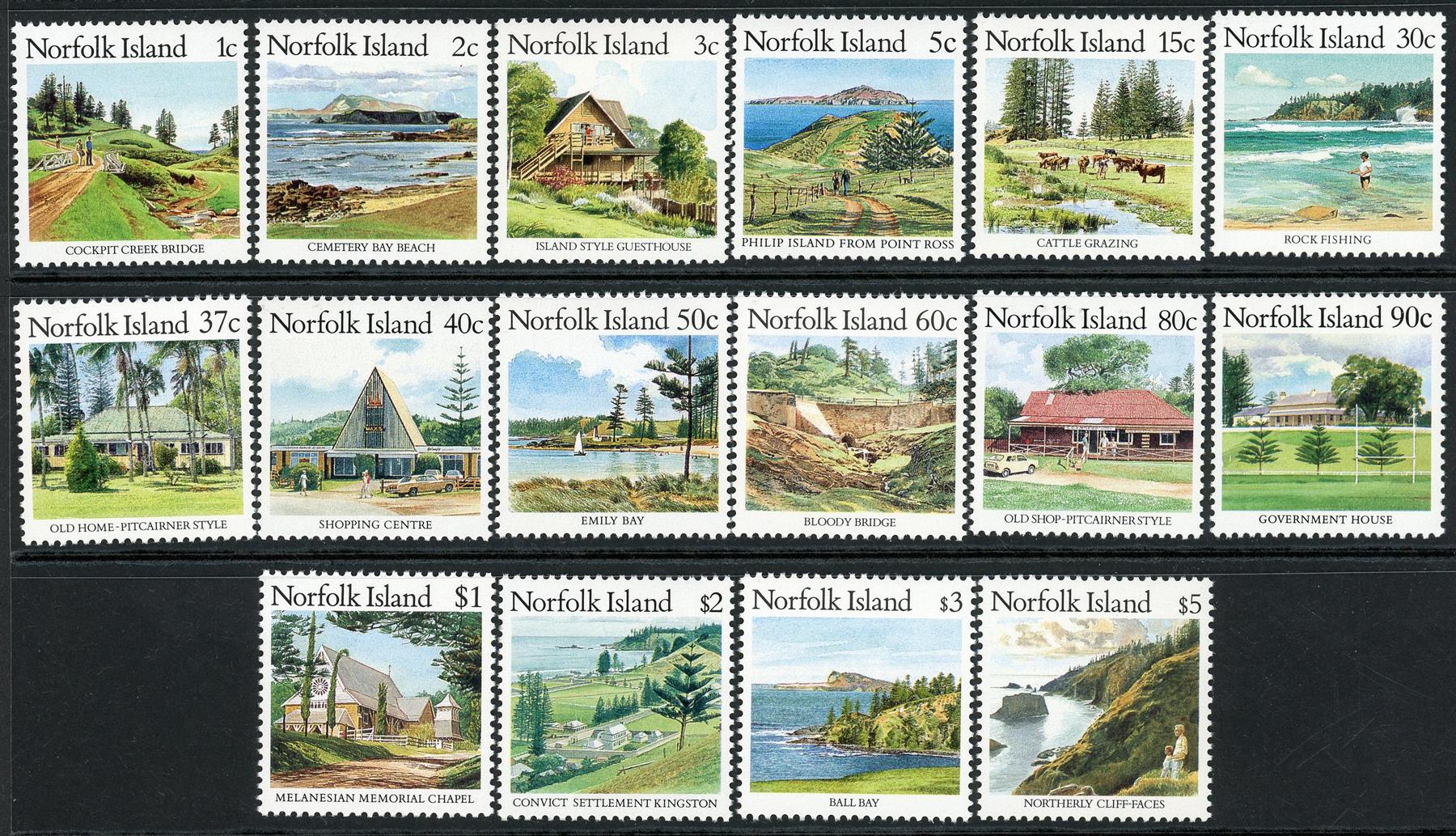 Norfolk Island 1987-88 SG.405-420 U/M