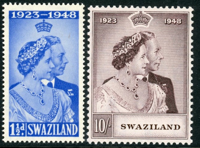 Swaziland 1948 SG.46-47 U/M