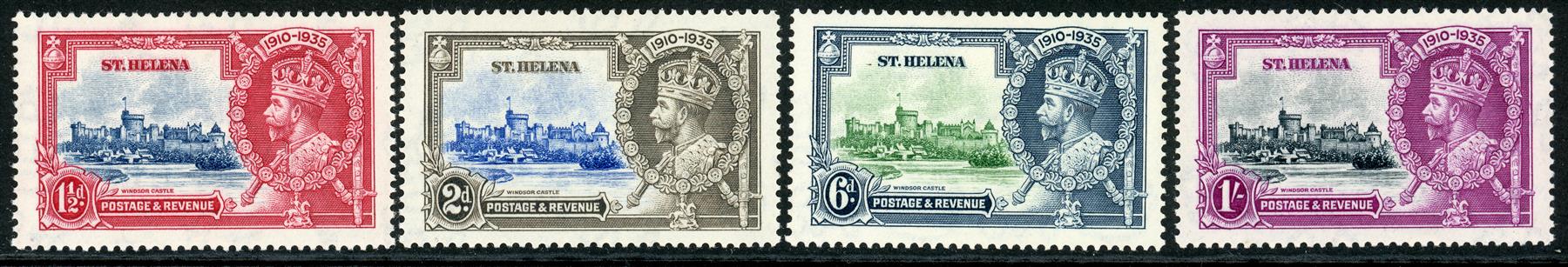 St. Helena 1935 SG.124-127 M/M