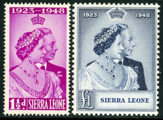 Sierra Leone 1948 SG.203-204 M/M