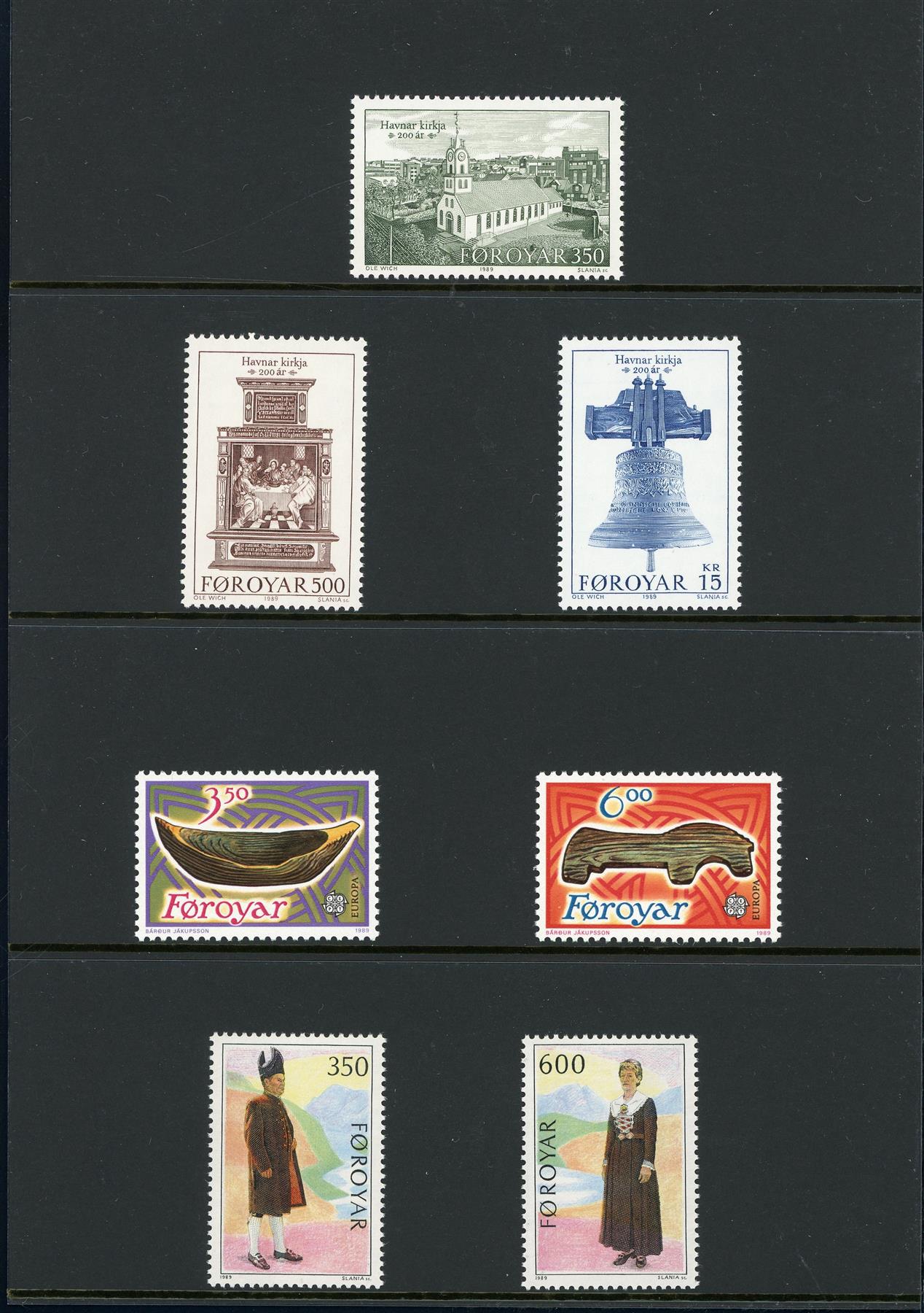 Faroe Islands 1989 Collectors Pack