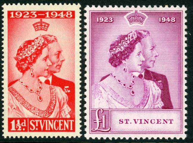 St. Vincent 1948 SG.162-163 M/M