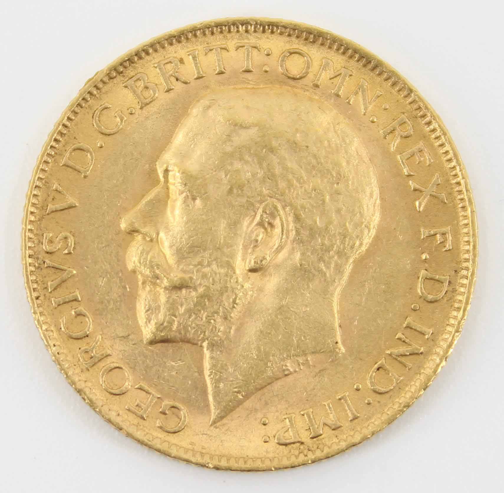 1911 King George V Sovereign London Mint