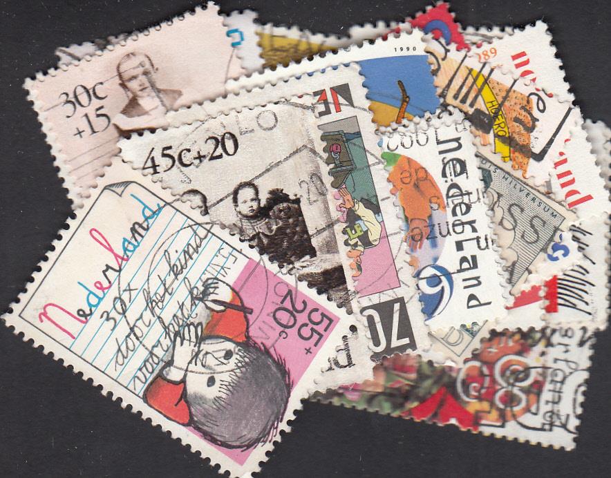 Dutch Charity stamps - Large format - 25 Stamps