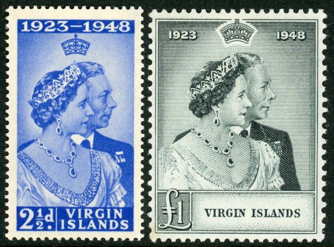 British Virgin Islands 1949 SG.124-125 M/M