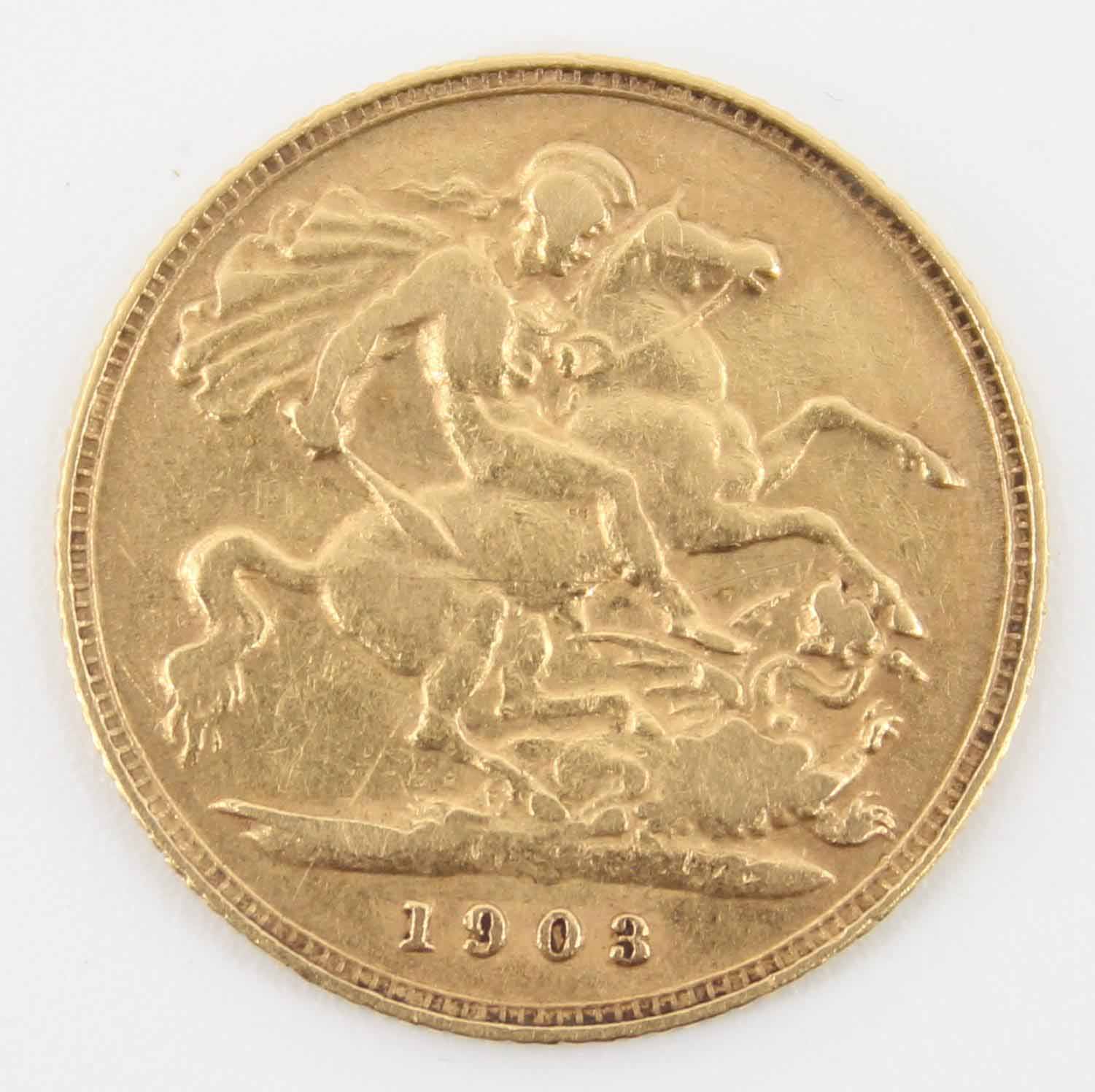 1903 King Edward VII Half-Sovereign