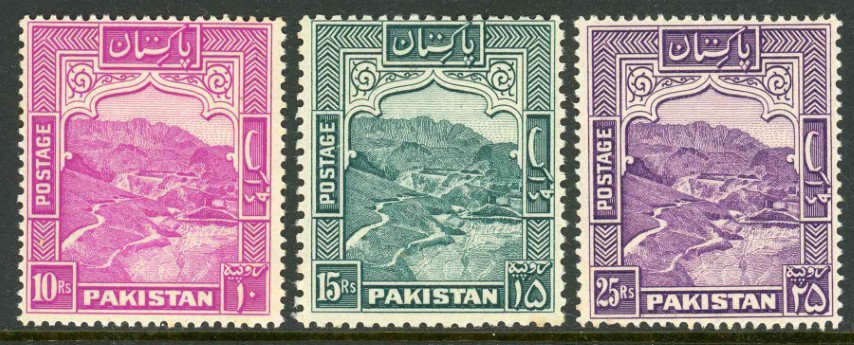 Pakistan 1948-57 SG.24-43a U/M