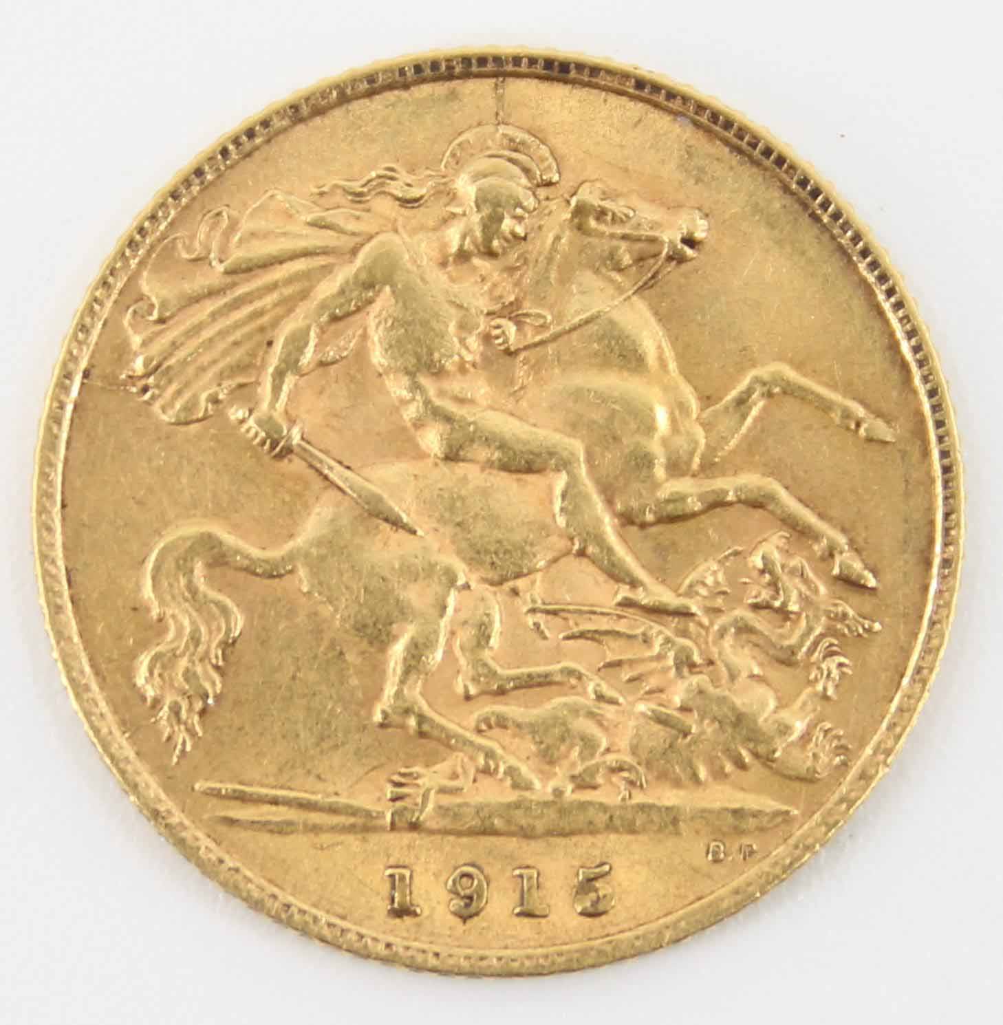 1915 King George V Half-Sovereign