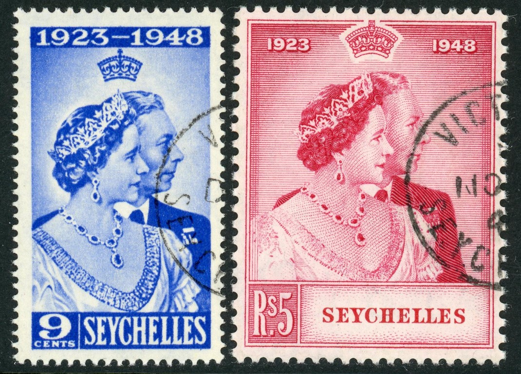 Seychelles 1948 SG.152-153 F/U