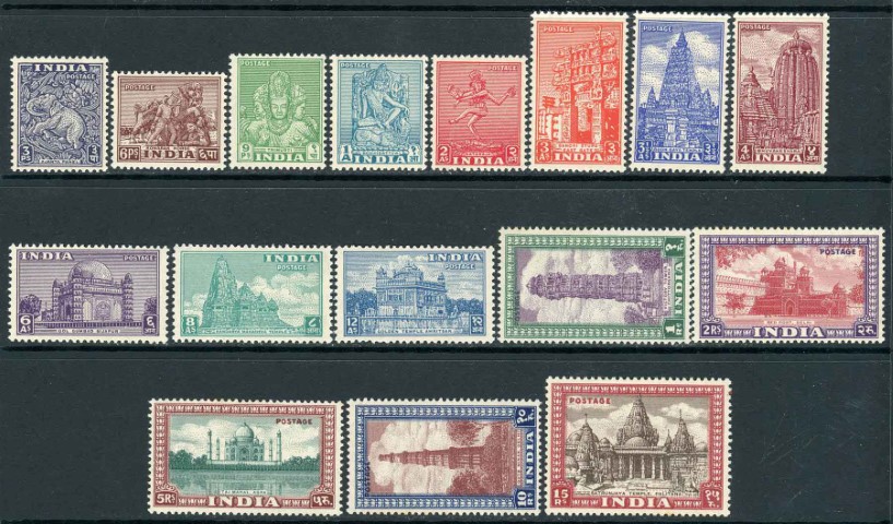 India 1949-52 SG.309-324 U/M