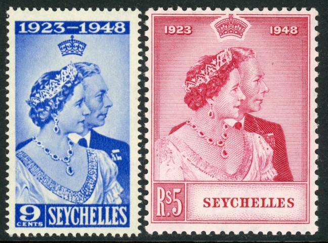 Seychelles 1948 SG.152-153 M/M