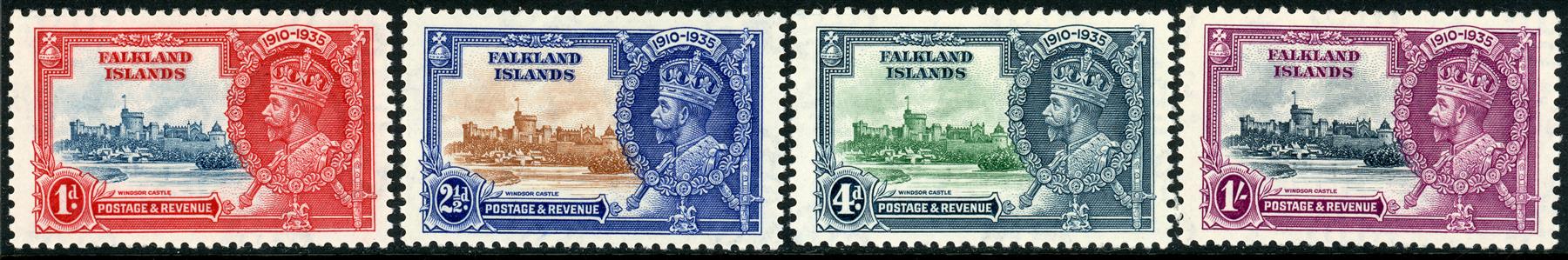 Falkland Islands 1935 SG.139-142 M/M