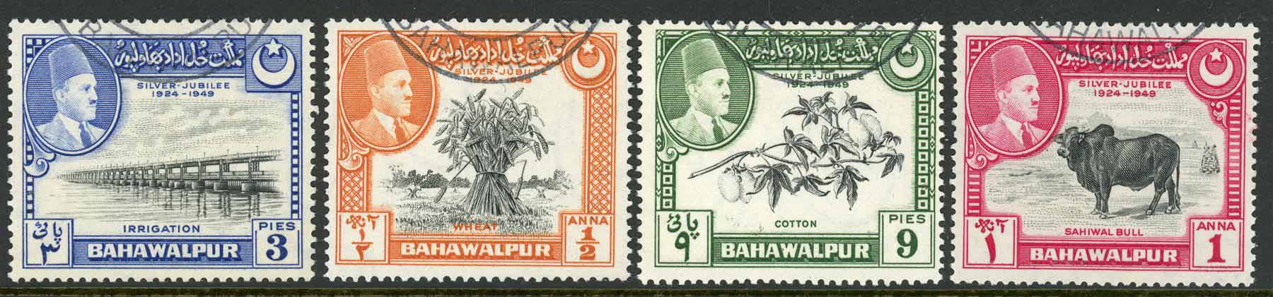 Pakistan / Bahawalpur 1949 SG.39-42 F/U