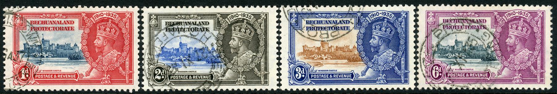 Bechuanaland Protectorate 1935 SG.111-114 F/U