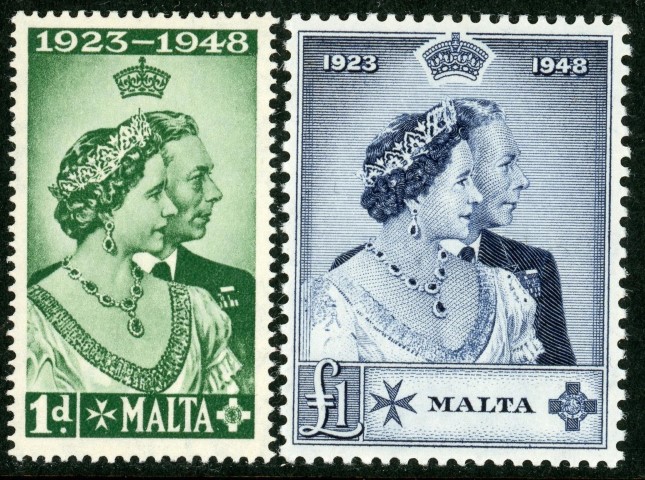 Malta 1949 SG.249-250 U/M