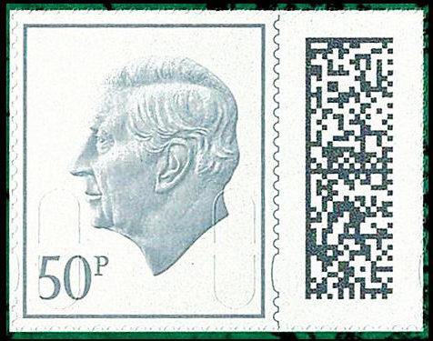 SGV5255 - 50p Slate (MPIL) ex CY2: U/M