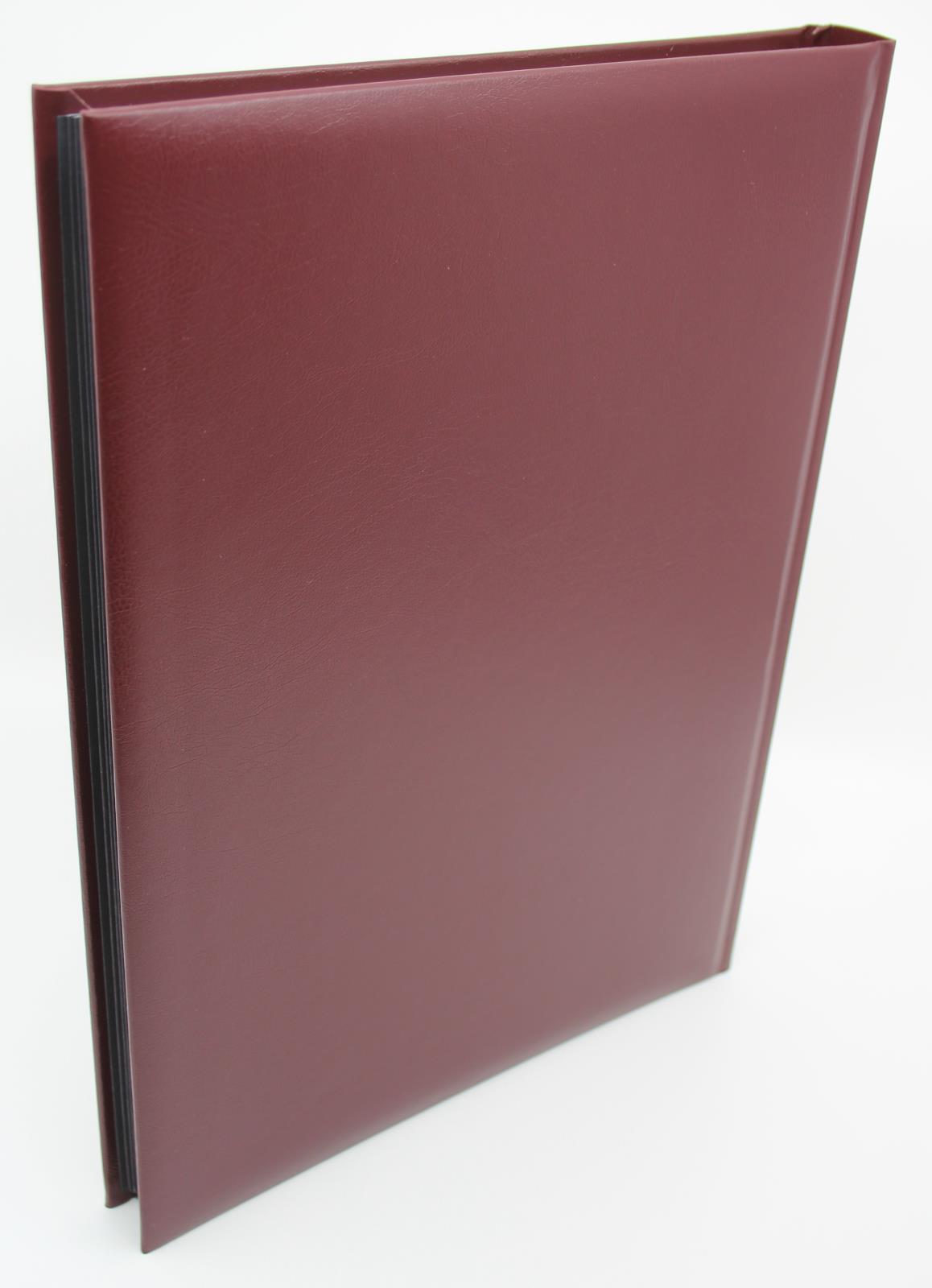 SG LUXURY Black Page Stockbook, A4, 16/32 Page, Red