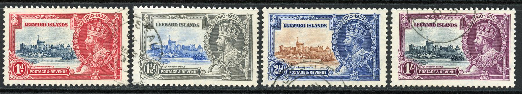 Leeward Islands 1935 SG.88-91 F/U (2)