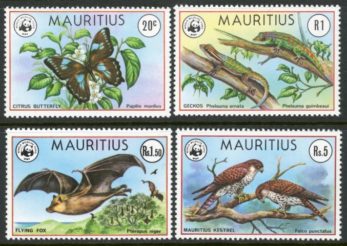 Mauritius 1978 SG.557-560 U/M