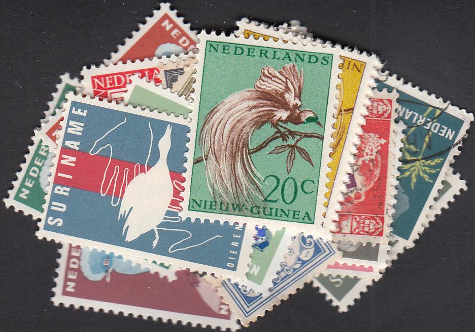 Stamps of the Dutch colonies - 25 Stamps