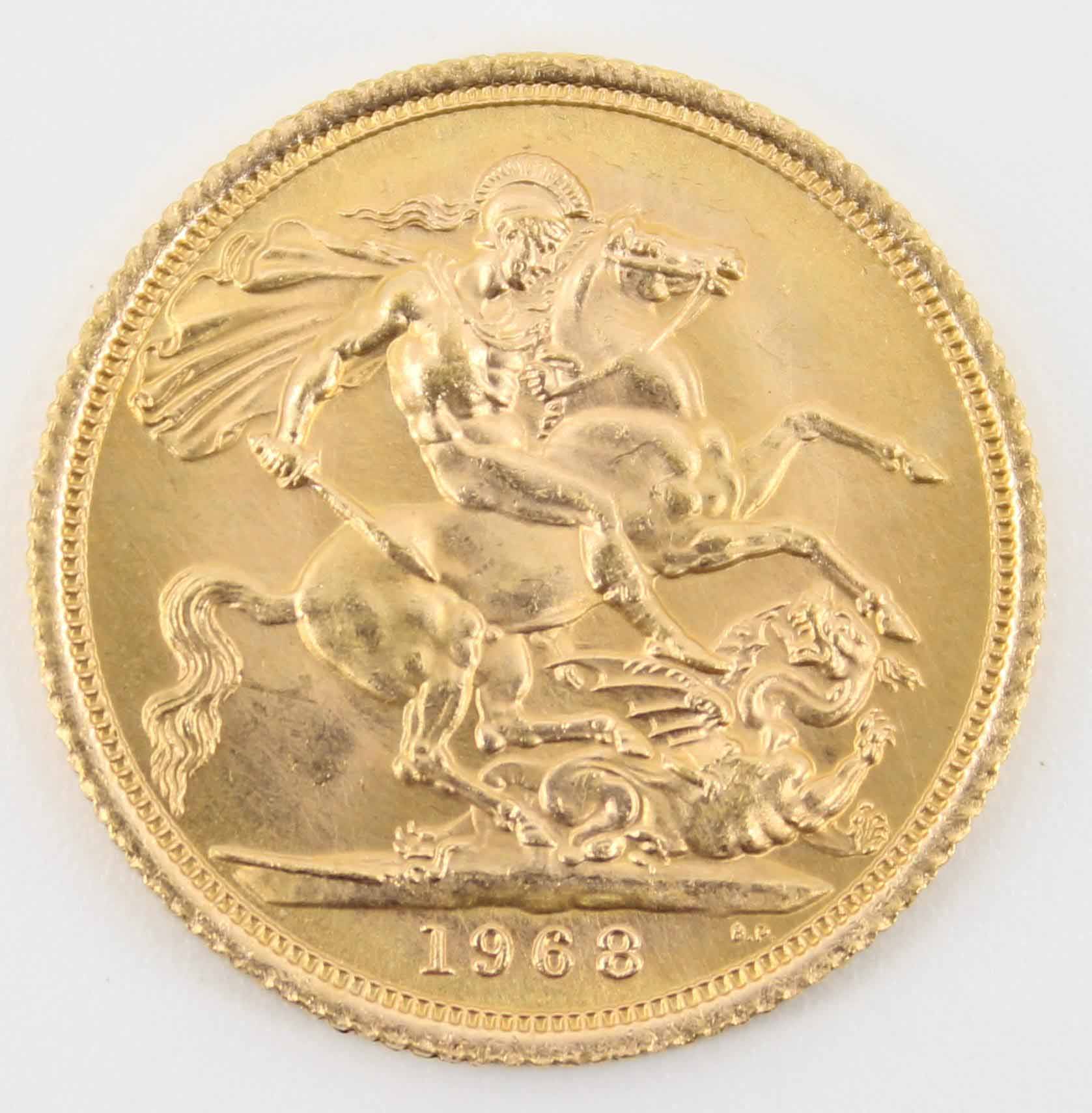 1968 Queen Elizabeth II Sovereign