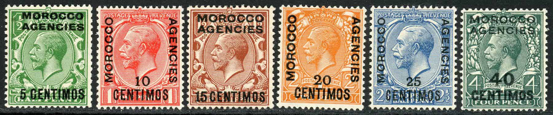 Morocco Agencies 1925-31 SG.143-148 M/M