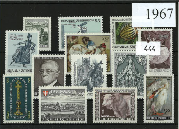 Austria Year Sets 1967 SG1493-1515 - 23 Stamps