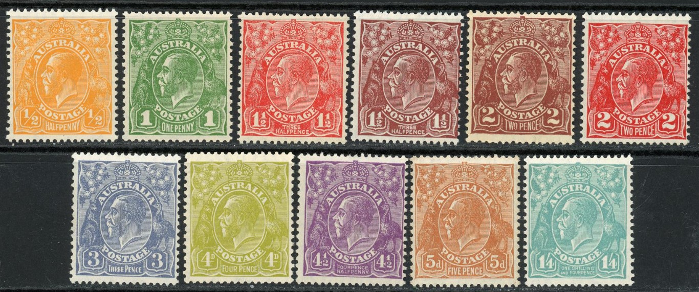 Australia 1926-30 SG.94-105 M/M