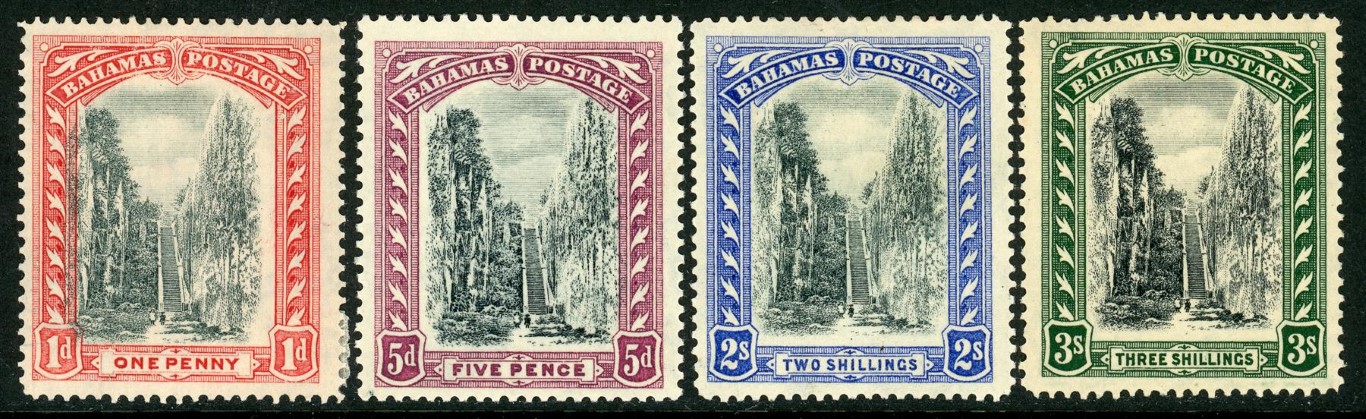 Bahamas 1921-29 SG.111-114 M/M