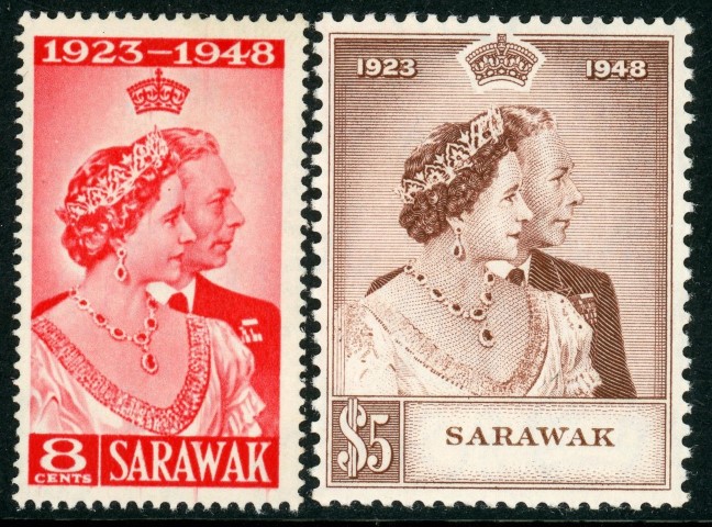 Sarawak 1948 SG.165-166 M/M